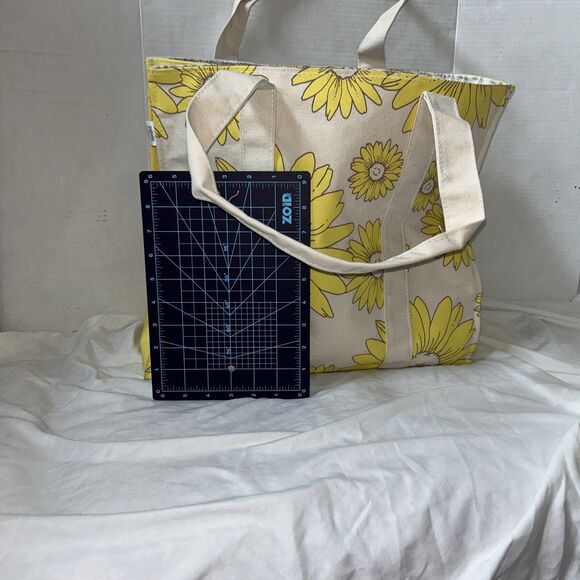 Canvas Tote Bag Yellow Sunflowers - Picture 12 of 16